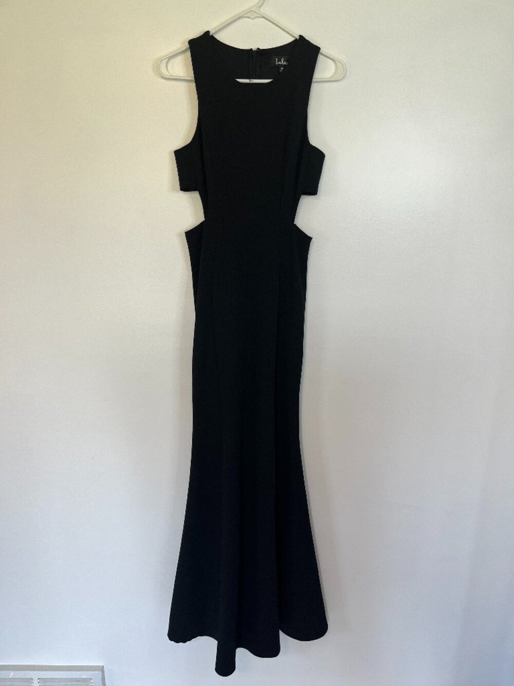 LuLus Black Cutout Maxi Sleeveless Dress